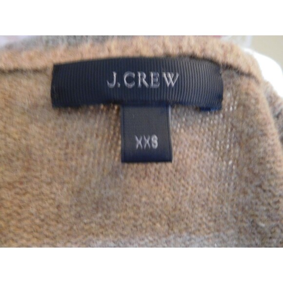 Darling J.CREW "Side Zip Sweater" Camel Color Long Sleeve Pullover XXS NICE! - Picture 7 of 7